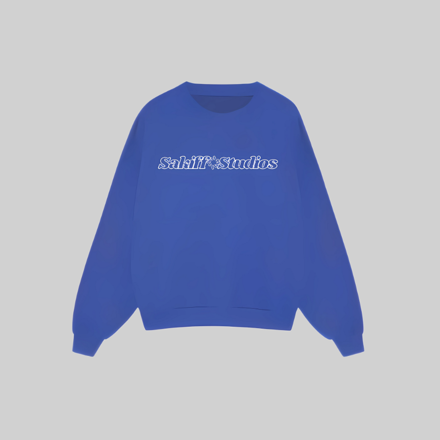 ESSENTIALS BLUE CREWNECK