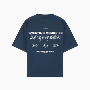NAVY BLUE "MEMORIES" TEE