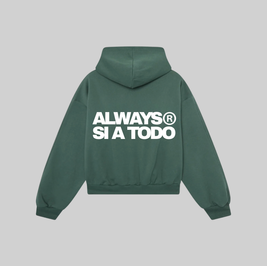 SI A TODO GREEN HOODIE