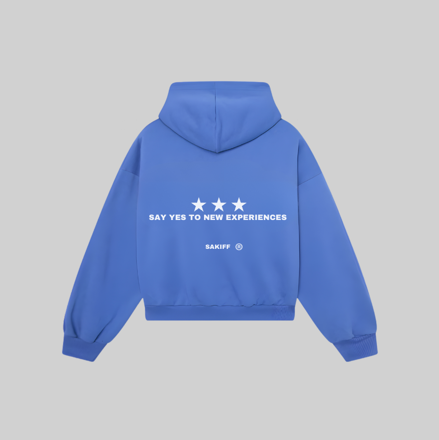 BLUE "EXPERIENCE" HOODIE