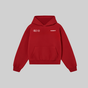 RED "EXPERIENCE" HOODIE