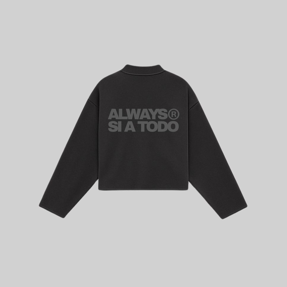 SI A TODO BLACK LONGSLEEVE
