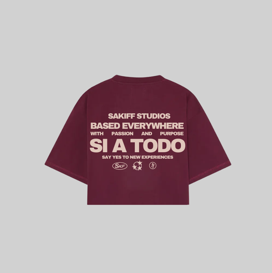 RED "SI A TODO" TEE