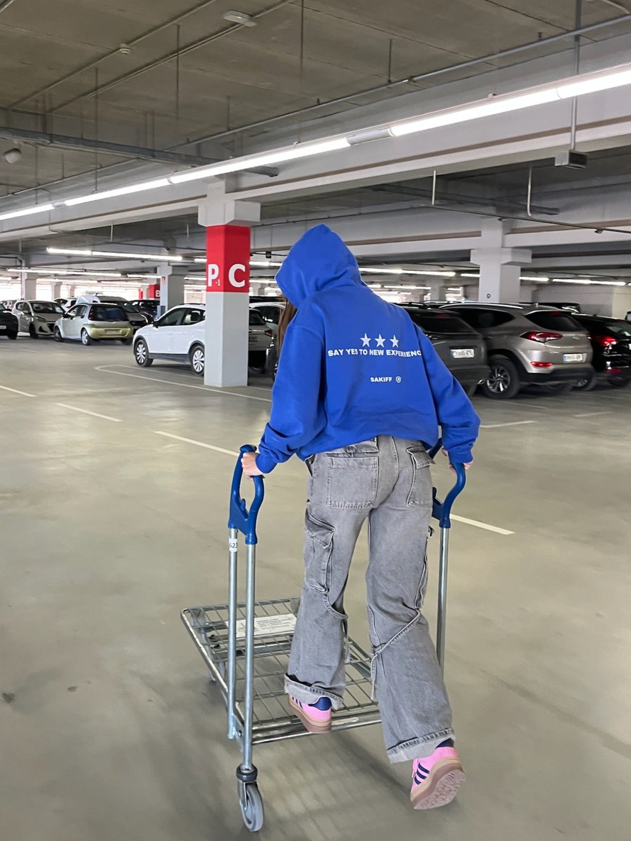 BLUE "EXPERIENCE" HOODIE
