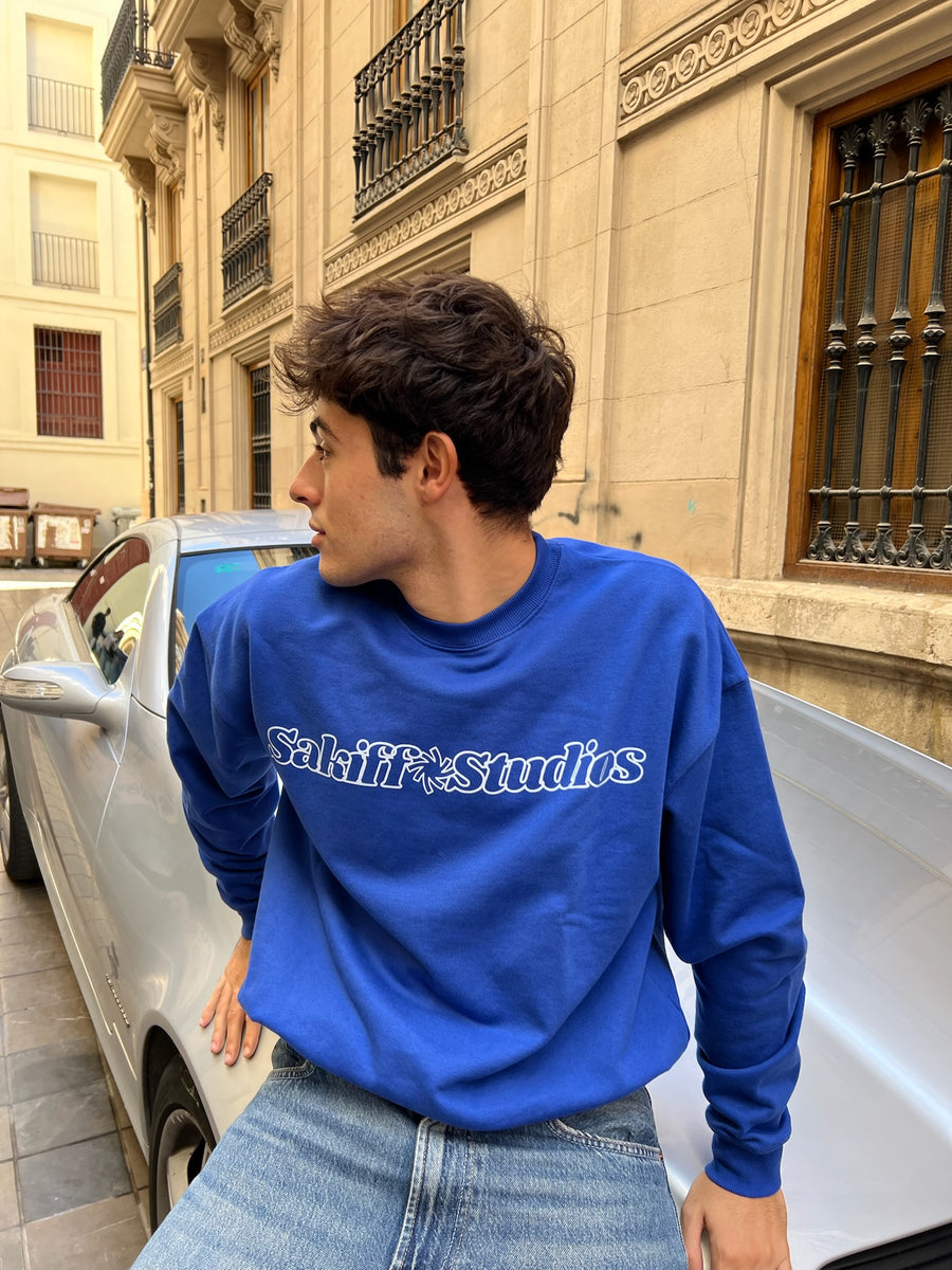 ESSENTIALS BLUE CREWNECK