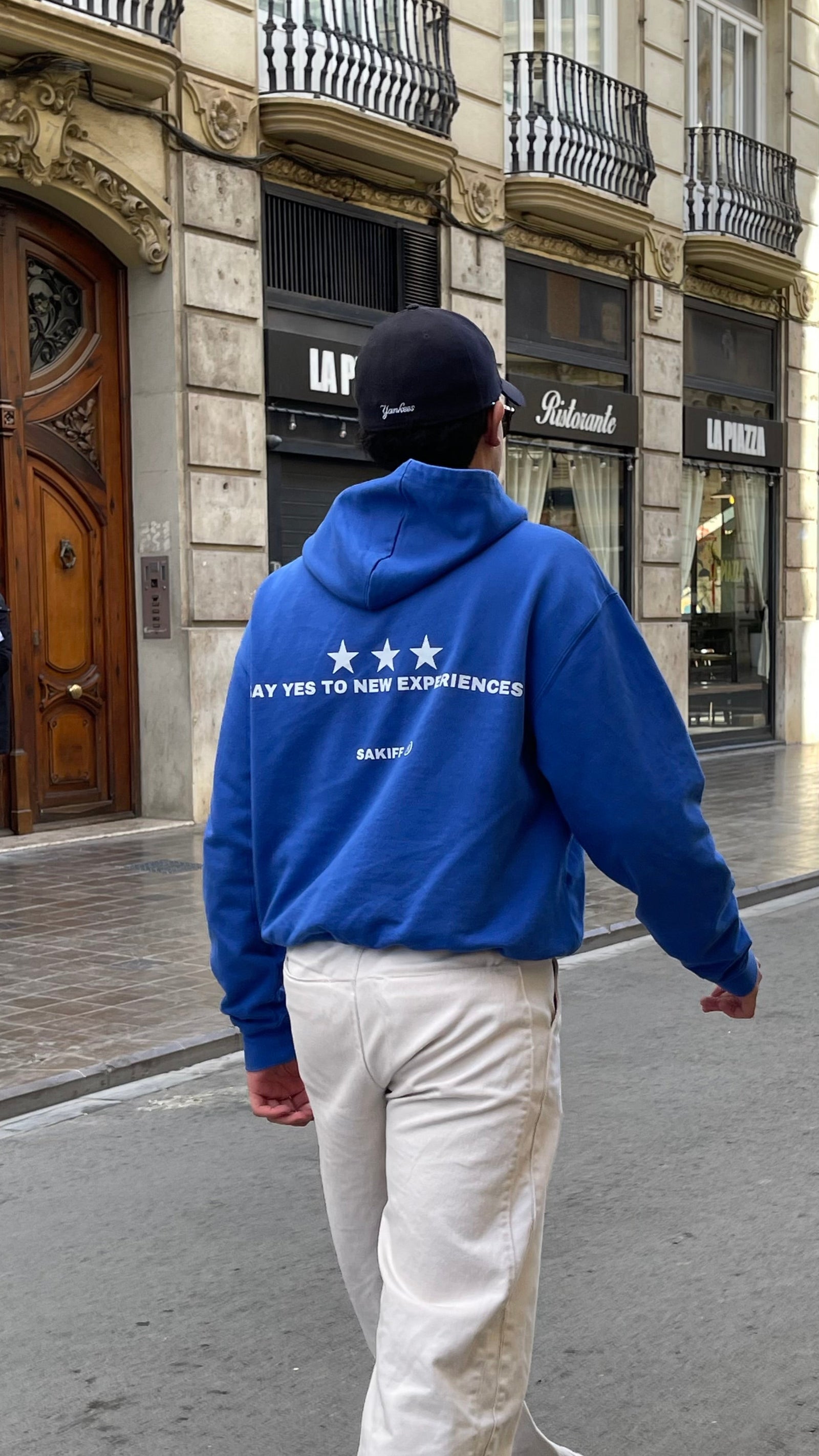 BLUE "EXPERIENCE" HOODIE