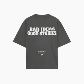 GREY "BAD IDEAS" TEE