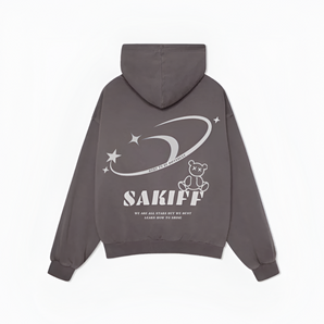 GREY "ESSENTIAL" HOODIE